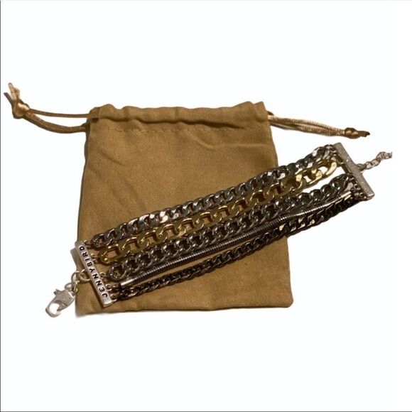 Jenny Bird Austin Cuff Link Bracelet Multi Metals - Picture 5 of 8